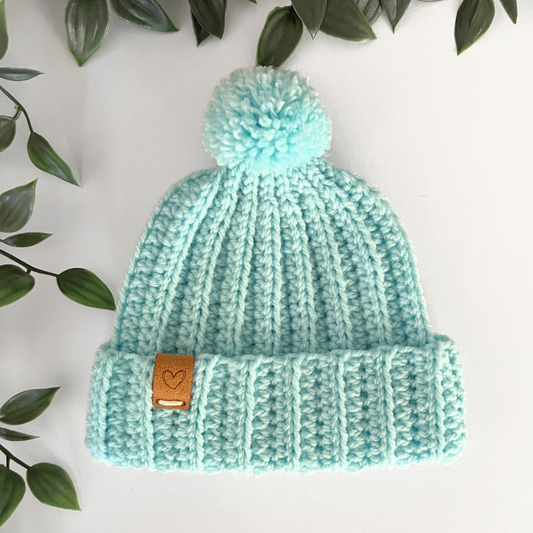 Bright Baby Beanie (3 sizes, 33 colours)