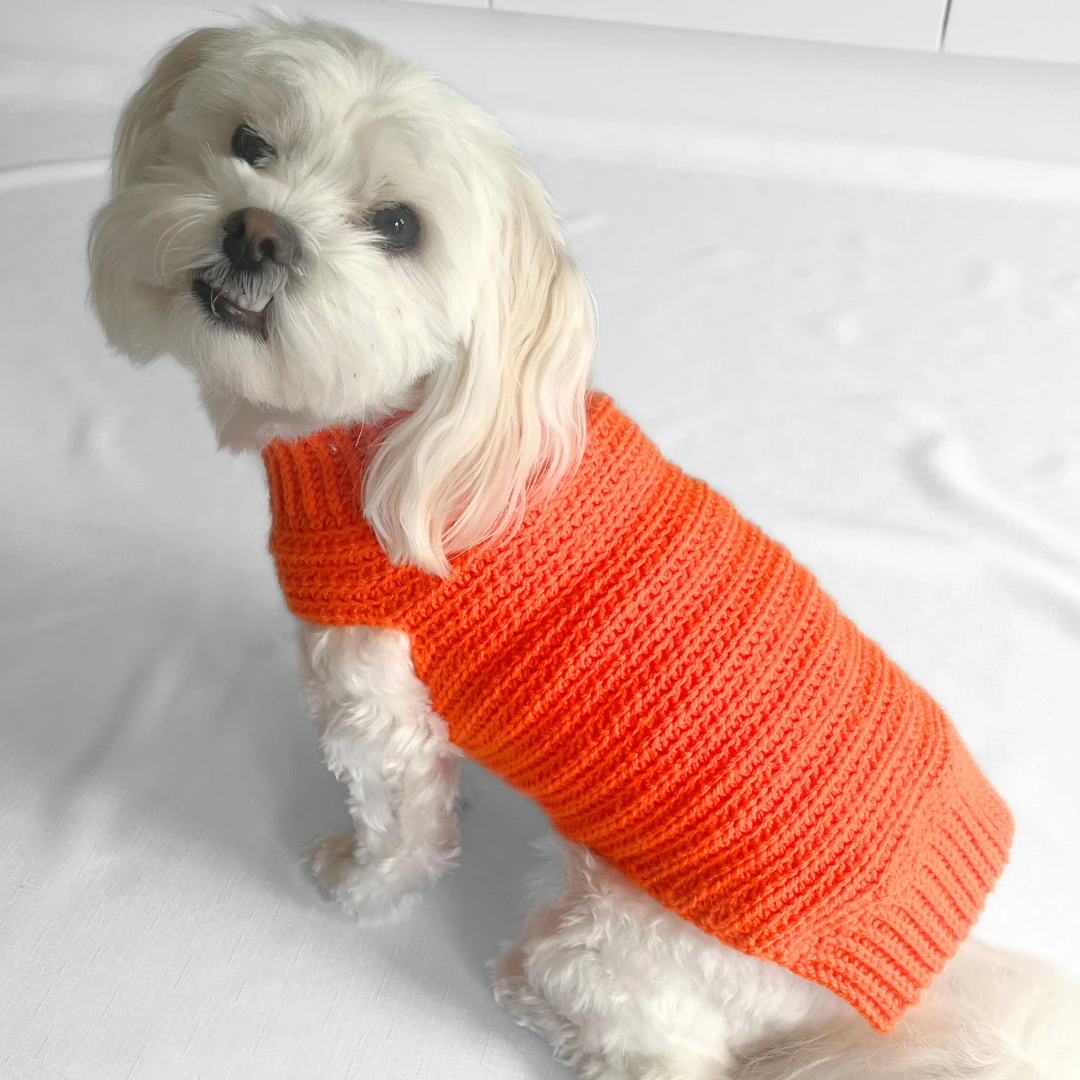 Ribbed Pet Sweater